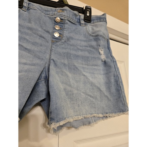 Girls Wonder Nation Shorts Cutoffs  Size 10 to 12 plus - Picture 4 of 8